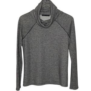 WHETHERLY Marled “Gary” Cowl Neck Sweatshirt SZ S